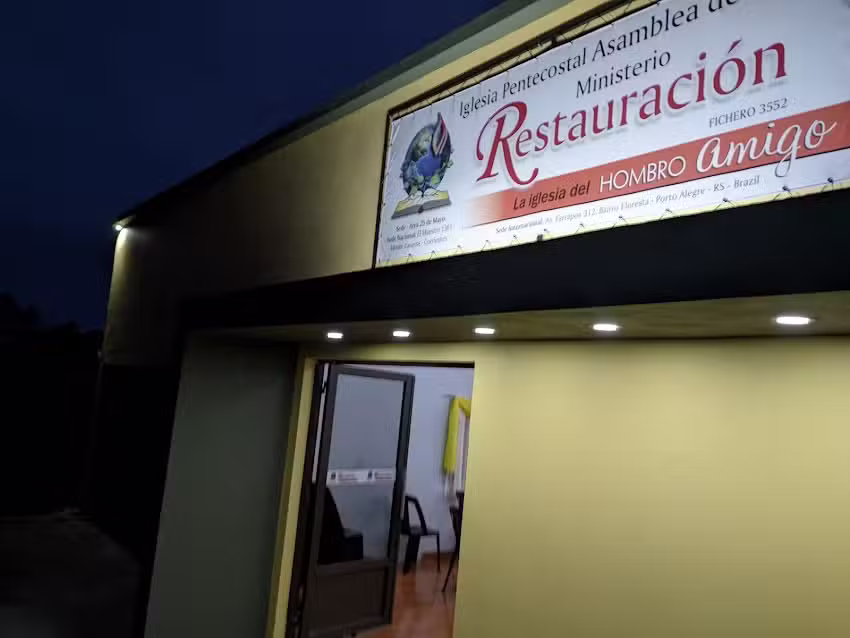 Iglesia Pentecostal Asamblea de Dios Ministerio Restauraci&oacute;n &ndash; &Aacute;rea 25 de Mayo &ndash; Sede